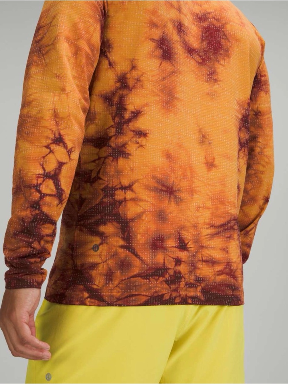 Lululemon Metal Vent Tech Half-Zip 2.0 Disconnect Marble Dye Soleil